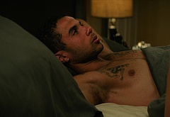 Mason Gooding shirtless in Under Fire