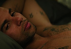 Mason Gooding shirtless in Under Fire