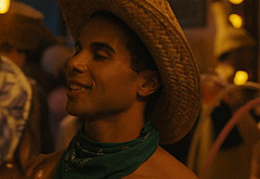 Mason Gooding shirtless in Scream 4