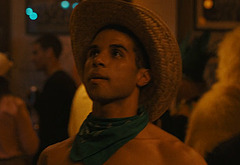 Mason Gooding shirtless in Scream 4