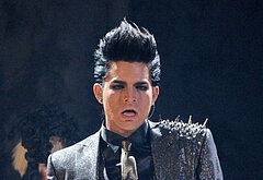 Adam Lambert hot gay kiss moments