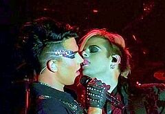 Adam Lambert hot gay kiss moments