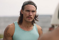 Tom Stevens nude and cock bulge scenes in Moonshine