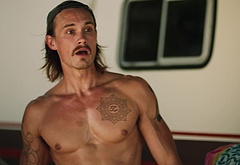 Tom Stevens nude and cock bulge scenes in Moonshine