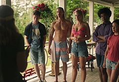 Tom Stevens nude and cock bulge scenes in Moonshine