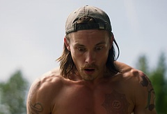 Tom Stevens nude and cock bulge scenes in Moonshine