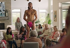 Tom Stevens nude and cock bulge scenes in Moonshine