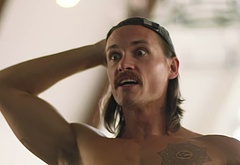 Tom Stevens nude and cock bulge scenes in Moonshine