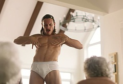 Tom Stevens nude and cock bulge scenes in Moonshine