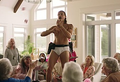 Tom Stevens nude and cock bulge scenes in Moonshine