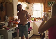 Tom Stevens nude and cock bulge scenes in Moonshine