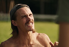 Tom Stevens nude and cock bulge scenes in Moonshine