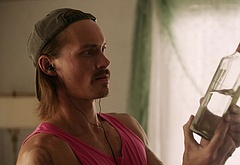 Tom Stevens nude and cock bulge scenes in Moonshine