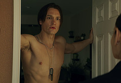 Tom Stevens shirtless in Secrets of a Marines Wife