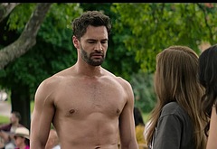 Tom Bateman nude sex scenes in The Love Hypothesis