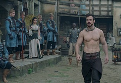 Jake Stormoen naked in The Outpost