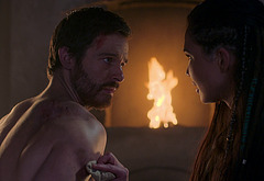 Jake Stormoen naked in The Outpost
