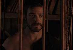Jake Stormoen naked in The Outpost