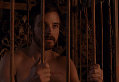 Jake Stormoen naked in The Outpost
