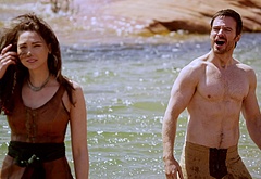 Jake Stormoen naked in The Outpost