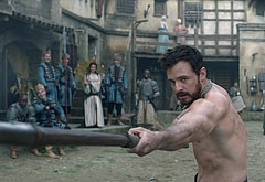 Jake Stormoen naked in The Outpost