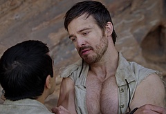 Jake Stormoen naked in The Outpost