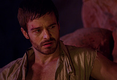 Jake Stormoen naked in The Outpost