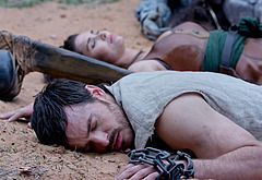 Jake Stormoen naked in The Outpost