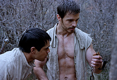 Jake Stormoen naked in The Outpost