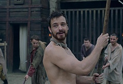 Jake Stormoen naked in The Outpost