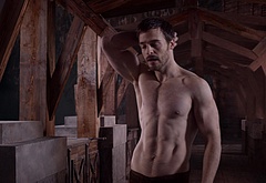 Jake Stormoen naked in The Outpost