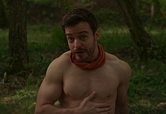 Jake Stormoen shirtless in Love Lost and Found