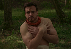 Jake Stormoen shirtless in Love Lost and Found