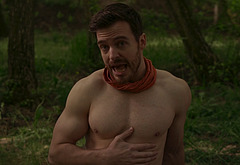 Jake Stormoen shirtless in Love Lost and Found