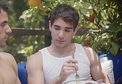 Jason Caceres shirtless in Spark