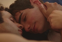 Jason Caceres shirtless in Spark