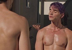 Jason Caceres nude and gay sex in Open To It