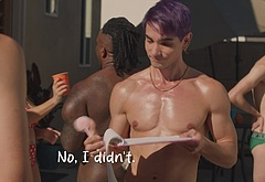 Jason Caceres nude and gay sex in Open To It