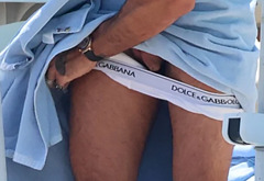 Michele Morrone frontal nude and underwear pics