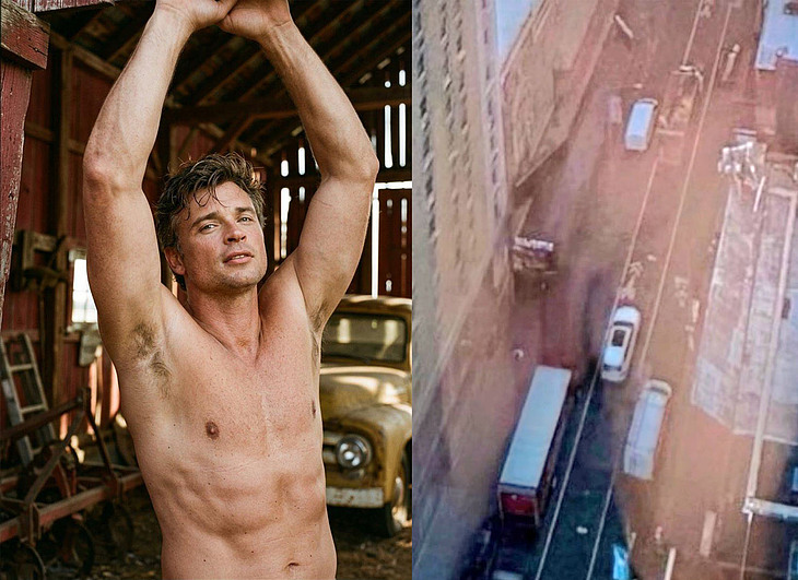 Tom Welling frontal nude selfie pics