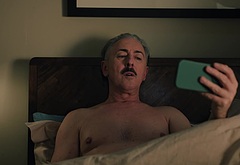 Alan Cumming cock bulge and jerk off scenes in Tip Toe