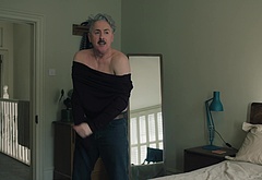 Alan Cumming cock bulge and jerk off scenes in Tip Toe