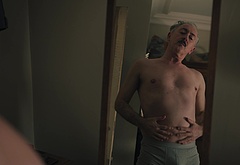Alan Cumming cock bulge and jerk off scenes in Tip Toe