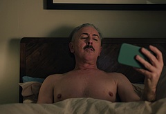 Alan Cumming cock bulge and jerk off scenes in Tip Toe