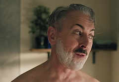 Alan Cumming cock bulge and jerk off scenes in Tip Toe