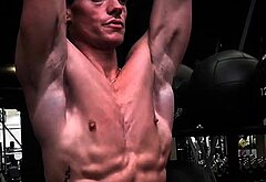 Tom Rhys Harries shirtless and cock bulge pics