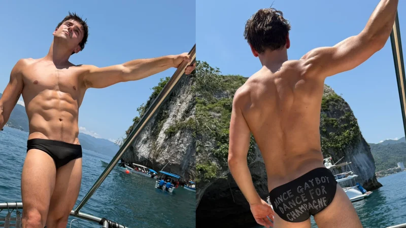 Tom Daley Strips Down to a Tiny Speedo in Mexico