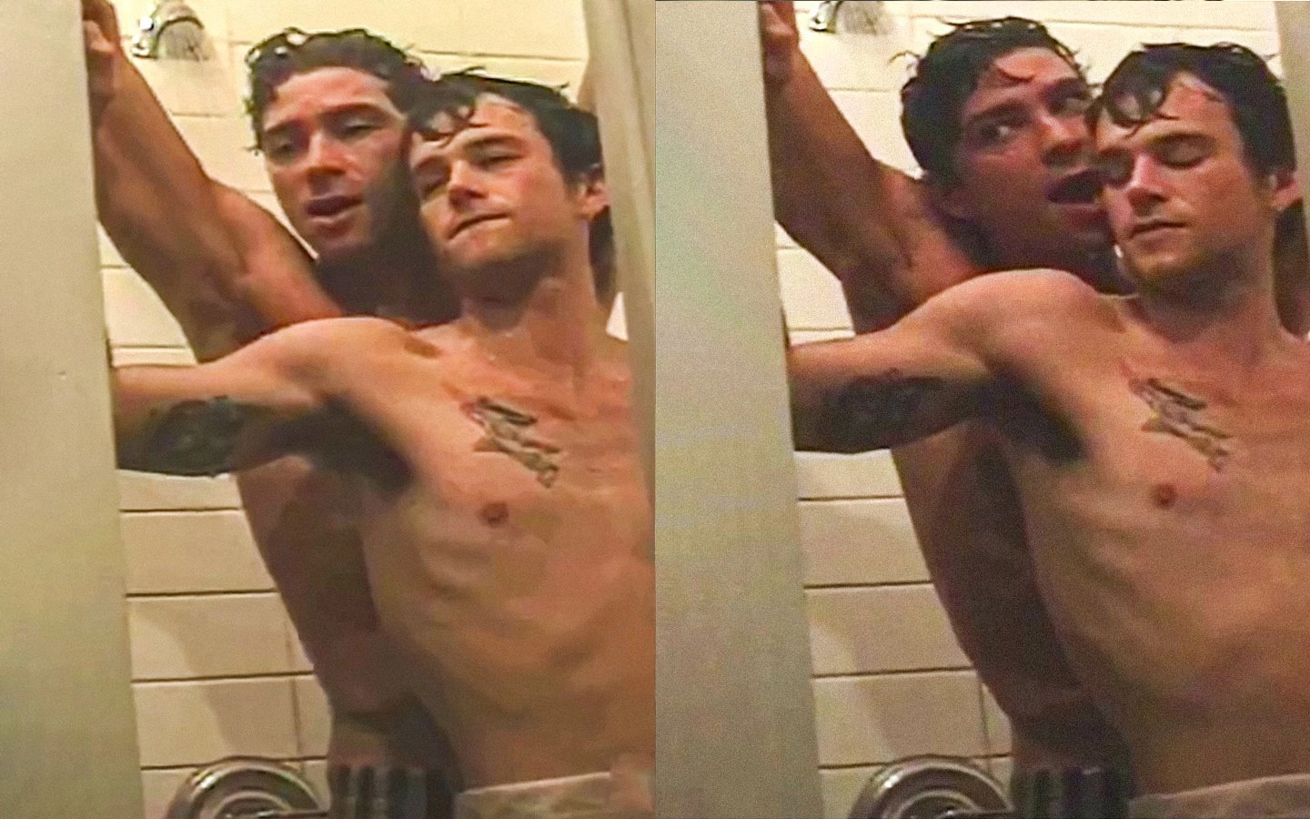 Brandon Flynn and Isaac Cole Powell Shirtless in One Shower